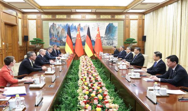 習(xí)近平會(huì)見德國(guó)總理朔爾茨